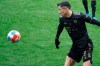 Munich's Robert Lewandowski controls the ball during the German Bundesliga soccer match between SC Freiburg and Bayern Munich in Freiburg, Germany, Saturday, April 2, 2022. (Philipp von Ditfurth/dpa via AP)