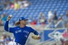 Toronto Blue Jays pitcher Shaun Anderson delivers during a Spring training game against the New York Yankees at TD Ballpark on Sunday, April 3, 2022, in Dunedin, Fla. THE CANADIAN PRESS/Mark Taylor
