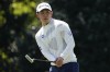 Amateur Keita Nakajima, of Japan, watches his putt on the 15th green during a practice round for the Masters golf tournament on Monday, April 4, 2022, in Augusta, Ga. (AP Photo/Jae C. Hong)