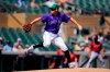 Colorado Rockies pitcher Ty Blach winds up during the first inning of the team's spring training baseball game against the Arizona Diamondbacks on Thursday, March 17, 2022, in Scottsdale, Ariz. (AP Photo/Ross D. Franklin)