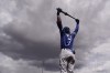 Kansas City Royals' Bobby Witt Jr. warms up on deck during the first inning of a spring training baseball game against the Seattle Mariners Tuesday, March 29, 2022, in Peoria, Ariz. (AP Photo/Charlie Riedel)