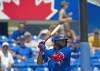 Toronto Blue Jays Vladimir Guerrero Jr. at bat during a spring training game against the Baltimore Orioles at TD Ballpark on Tuesday, April 5, 2022, in Dunedin, Fla. He captured the Toronto Blue Jays' mood perfectly at spring training when he was asked what his expectations were for this season. “What we did last year was the trailer,” Guerrero said through a translator on March 17. “Now you guys are going to see the movie.