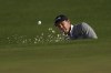 Charl Schwartzel, of South Africa, hits out of a bunker on the second hole during the second round at the Masters golf tournament on Friday, April 8, 2022, in Augusta, Ga. (AP Photo/Matt Slocum)