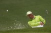 Bryson DeChambeau hits to the second green during the second round at the Masters golf tournament on Friday, April 8, 2022, in Augusta, Ga. (AP Photo/Matt Slocum)