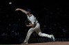 Milwaukee Brewers relief pitcher Brandon Woodruff throws during the second inning of a baseball game against the St. Louis Cardinals Thursday, April 14, 2022, in Milwaukee. (AP Photo/Morry Gash)