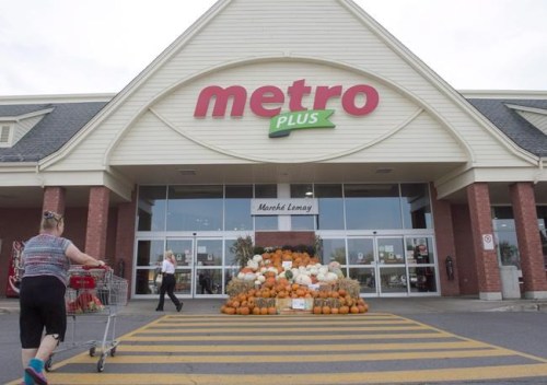 A Metro supermarket is seen Wednesday, September 27, 2017 in Ste. Marthe-sur-le-Lac, Quebec.&nbsp;Metro Inc. reported a second-quarter profit of $198.1 million, up from $188.1 million a year earlier, as sales gained 1.9 per cent.&nbsp;THE CANADIAN PRESS/Ryan Remiorz
