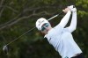 Jin Young Ko tees off at the fifth tee during the second round of LPGA's DIO Implant LA Open golf tournament at Wilshire Country Club on Friday, April 22, 2022, in Los Angeles. (AP Photo/Ashley Landis)