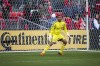 Freddy Hall is shown in action for Toronto FC in a 0-0 tie with Montreal in MLS play on Oct. 20, 2020. Bermuda goalkeeper Freddy Hall, who played 11 games for Toronto FC in 2012, has died in a car crash. He was 37. THE CANADIAN PRESS/HO - Toronto FC, Paul Giamou