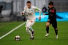 Marseille's Florian Thauvin, left, is challenged by Nimes' Andres Cubas during the French League One soccer match between Marseille and Nimes at the Veledrome stadium in Marseille, France, Saturday, Jan.16, 2021.The Vancouver Whitecaps have acquired the Paraguayan international midfielder Andrés Cubas via transfer from French club Nîmes Olympique. THE CANADIAN PRESS/AP-Daniel Cole