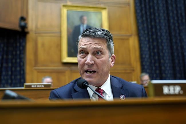FILE - Rep. Ronny Jackson, R-Texas, questions Secretary of State Antony Blinken during a House Foreign Affairs Committee hearing on Capitol Hill in Washington, April 28, 2022. The congressional committee investigating the U.S. Capitol insurrection has requested for three more House Republicans to come in and testify. The requests to Reps. Andy Biggs, Mo Brooks and Ronny Jackson come weeks after investigators revealed new evidence of their involvement in former President Donald Trump’s desperate attempt to stay in power. (AP Photo/Carolyn Kaster, File)