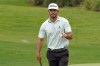 FILE - Max Homa holds up his ball to the gallery after sinking a birdie putt on the second green during the third round of the Arnold Palmer Invitational golf tournament on March 6, 2021, in Orlando, Fla. If Homa still had a podcast, he would tell his listeners that everything is fine, thanks for asking. Homa, the son of a Hollywood acting coach and a three-time winner on the PGA Tour, has strong instincts about fan engagement. He built a big following on social media and then began mercilessly dissecting his own play on the “Get a Grip” podcast with Golf Channel host Shane Bacon. (AP Photo/John Raoux, File)