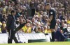 Match referee Rob Jones views the VAR screen before awarding a penalty to West Ham United during the English Premier League soccer match between Norwich City and West Ham United at Carrow Road, Norwich, England, Sunday May 8, 2022. (Joe Giddens/PA via AP)