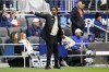 CF Montréal head coach Wilfried Nancy stands in the technical area during the second half of an MLS soccer match against FC Cincinnati, Saturday, April 2, 2022, in Cincinnati. CF Montréal coach Wilfried Nancy says he doesn't pay attention to the Major League Soccer standings, but his team's rise through the Eastern Conference ranks is sure to have rival clubs on notice. (AP Photo/Jeff Dean)