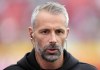 File---File photo shows Dortmund's head coach Marco Rose talking to the media prior the German Bundesliga soccer match between Bayer Leverkusen and Borussia Dortmund in Leverkusen, Germany, Saturday, Sept. 11, 2021. (AP Photo/Martin Meissner,file)