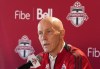 Toronto FC new head coach Bob Bradley speaks to the media during the seasons year end press conference Toronto, Wednesday, Nov. 24, 2021. Kickoff for Toronto FC's visit to D.C. United on Saturday has been pushed back 2 1/2 hours to 6:30 p.m. ET due to expected high temperatures and humidity. THE CANADIAN PRESS/Nathan Denette