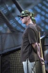 San Diego Padres manager Bob Melvin watches batting practice before the team's baseball game against the San Francisco Giants in San Francisco, Friday, May 20, 2022. (AP Photo/Tony Avelar)