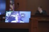 Disney Executive Tina Newman testifies in a previously recorded video deposition at the Fairfax County Circuit Courthouse in Fairfax, Va., Thursday, May 19, 2022. Actor Johnny Depp sued his ex-wife Amber Heard for libel in Fairfax County Circuit Court after she wrote an op-ed piece in The Washington Post in 2018 referring to herself as a 
