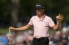 Justin Thomas celebrates after a birdie on the 17th hole during the final round of the PGA Championship golf tournament at Southern Hills Country Club, Sunday, May 22, 2022, in Tulsa, Okla. (AP Photo/Eric Gay)
