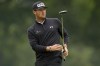 Mito Pereira, of Chile, reacts after missing a putt on the first hole during the final round of the PGA Championship golf tournament at Southern Hills Country Club, Sunday, May 22, 2022, in Tulsa, Okla. (AP Photo/Eric Gay)