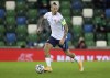 FILE - In this Thursday, Nov. 12, 2020 file photo, Slovakia's Marek Hamsik looks to pass the ball during the Euro 2020 playoff semifinal soccer match between Northern Ireland and Slovakia at Windsor Park, Belfast, Northern Ireland. On Monday May 23, 2022, Slovakia captain Marek Hamsik has announced his retirement from international soccer. (AP Photo/Peter Morrison, File)