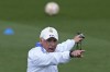 Real Madrid's head coach Carlo Ancelotti gives instructions during a Media Opening day training session in Madrid, Spain, Tuesday, May 24, 2022. Real Madrid will play Liverpool in Saturday's Champions League soccer final in Paris. (AP Photo/Manu Fernandez)