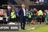 Felix Magath, head coach of Hertha BSC, attends the German Bundesliga relegation match between second division team Hamburger SV and first division team Hertha BSC Berlin in Hamburg, Germany, Monday, May 23, 2022. The turmoil of the last three years is showing no sign of abating at Hertha Berlin despite the team’s last-gasp escape from Bundesliga relegation. Fans and players may have exhaled a sigh of relief after the nervy playoff win over second-division Hamburger SV on Monday. (Christian Charisius/dpa via AP)