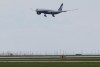 Ukrainian nationals fleeing the ongoing Russian invasion of Ukraine arrive at the Richardson International Airport, in Winnipeg, Monday, May 23, 2022.&nbsp;A second charter flight of Ukrainians who've been approved for emergency travel to Canada is scheduled to arrive in Montreal today. THE CANADIAN PRESS/David Lipnowski