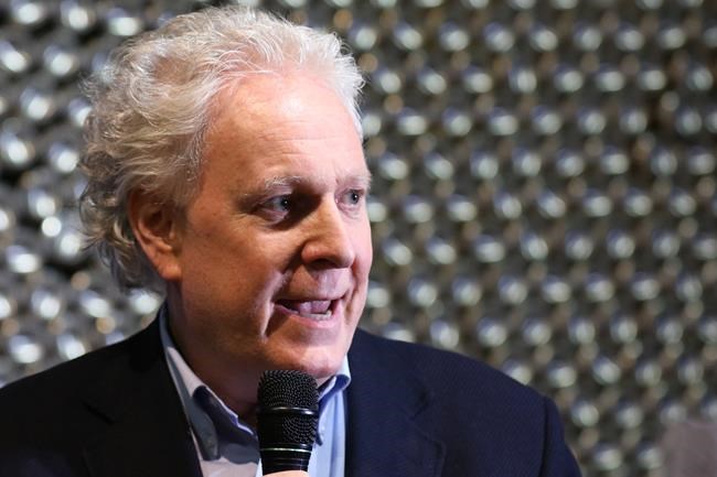 Jean Charest formally launches his campaign for the Conservative leadership campaign at an event in Calgary, Alta. on Thursday, March 10, 2022.THE CANADIAN PRESS/Dave Chidley