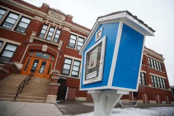 Little Free Libraries are tiny utopias in the dystopia. (John Woods / Free Press files)