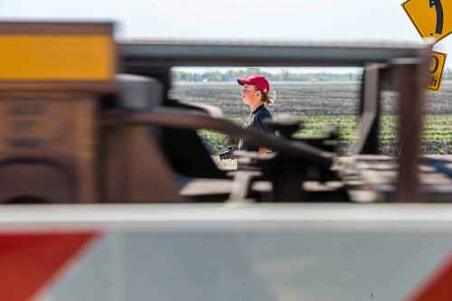 Evan McRae posts videos of passing trains he records when he’s out and about with his parents and they find themselves on the wrong side of a gate arm, or when he rides his bike to a predetermined location. (Mikaela MacKenzie / Winnipeg Free Press)