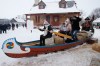 JOHN WOODS / WINNIPEG FREE PRESS
Rebecca Augustin (from left), David Ndaruhutse, Venita Uwase, Liliane Uwumutima, Aunice Augustin, and Kevin Ruganzu pose for a photo with a voyageur in a canoe at the Festival du Voyageur on Monday. (John Woods / Winnipeg Free Press)


Re: standup