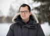 Nick Krawetz, a volunteer with the Ukrainian Canadian Congress’s Manitoba branch, supports the effort to help people leave Ukraine and connect them with jobs. (Jessica Lee / Winnipeg Free Press)