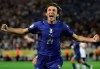 FILE - In this Tuesday, July 4, 2006 filer, Italy's Andrea Pirlo celebrates his side's first goal by teammate Fabio Grosso in the extra time of the semifinal World Cup soccer match between Germany and Italy in Dortmund, Germany. World Cup winner Pirlo was named Thursday, July 30, 2020, coach of Juventus‚Äô under-23 team, which plays in Serie C. (AP Photo/Andrew Medichini, File)