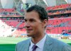 FILE - In this Friday, June 18, 2010 file photo, former German national soccer team Jens Lehmann stands on the pitch prior to the World Cup group D soccer match between Germany and Serbia at Nelson Mandela Bay Stadium in Port Elizabeth, South Africa. Hertha Berlin has demonstrated its ambition once again by signing former Germany and Arsenal goalkeeper Jens Lehmann to take Jürgen Klinsmann's place in the club's supervisory board. Lehmann's appointment Sunday, May 10, 2020 as a sporting consultant coincides with the club also hiring the agent Marc Kosicke for the supervisory board. (AP Photo/Gero Breloer, File)