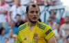 FILE - In this Tuesday, June 21, 2016 file photo, Ukraine's Roman Zozulya protest to a referee during the Euro 2016 Group C soccer match between Ukraine and Poland at the Velodrome stadium in Marseille, France. The Ukrainian player called “a Nazi” by fans in a Spanish second-division match suspended because of the insults had already been targeted by fans last season. The game between Rayo Vallecano and Albacete on Sunday, Dec. 15, 2019 was halted at halftime after Rayo fans used abusive language against Zozulia in chants and a in a banner. (AP Photo/Ariel Schalit, File)