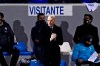 FILE- In this Wednesday, Jan. 20, 2021 file photo, Real Madrid's head coach Zinedine Zidane applauds during a Spanish Copa del Rey round of 32 soccer match between Alcoyano and Real Madrid at the El Collao stadium in Alcoy, Spain. Zidane has tested positive for the coronavirus. The Spanish club's announcement comes two days after Zidane coached the team in a 2-1 loss at third-tier Alcoyano in the Copa del Rey. The club has not provided other information on his health status. Madrid plays at Alavés in the Spanish league on Saturday. (AP Photo/Jose Breton, File)
