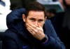 Chelsea manager Frank Lampard gestures, during the English Premier League soccer match between Brighton and Chelsea at the AMEX Stadium, Brighton, England, Wednesday Jan. 1, 2020. (Gareth Fuller/PA via AP)