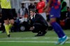 Barcelona's head coach Ernesto Valverde reacts during the Spanish Super Cup semifinal soccer match between Barcelona and Atletico Madrid at King Abdullah stadium in Jiddah, Saudi Arabia, Friday, Jan. 10, 2020. (AP Photo/Amr Nabil)