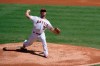 Los Angeles Angels relief pitcher Dylan Bundy throws during the first inning of a baseball game against the Texas Rangers, Monday, Sept. 21, 2020, in Anaheim, Calif. (AP Photo/Ashley Landis)