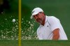 Jose Maria Olazabal, of Spain, hits out of a bunker on the seventh hole during the second round of the Masters golf tournament on Friday, April 9, 2021, in Augusta, Ga. (AP Photo/Gregory Bull)