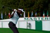 Vijay Singh, of Fiji, tees off at the first hole during the first round of the Masters golf tournament Thursday, Nov. 12, 2020, in Augusta, Ga. (AP Photo/David J. Phillip)