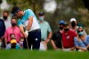 Louis Oosthuizen, of South Africa, tees off on the fourth hole during the second round of the Masters golf tournament on Friday, April 9, 2021, in Augusta, Ga. (AP Photo/Matt Slocum)