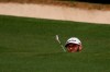 Dustin Johnson prepares to hit on the fifth hole during the first round of the Masters golf tournament on Thursday, April 8, 2021, in Augusta, Ga. (AP Photo/David J. Phillip)