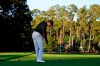Tiger Woods hits on the sixth fairway during the second round of the Masters golf tournament Friday, Nov. 13, 2020, in Augusta, Ga. (AP Photo/Matt Slocum)