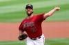 Arizona Diamondbacks starting pitcher Madison Bumgarner (40) throws during the first inning of a spring training baseball game against the Oakland Athletics Tuesday, March 16, 2021, in Scottdale, Ariz. (AP Photo/Ashley Landis)