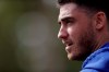Los Angeles Dodgers center fielder Cody Bellinger looks on during spring training baseball Friday, Feb. 21, 2020, in Phoenix. (AP Photo/Gregory Bull)