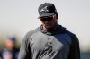 Chicago White Sox center fielder Luis Robert attends spring baseball training Monday, Feb. 17, 2020, in Phoenix. (AP Photo/Gregory Bull)