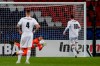 PSG's goalkeeper Keylor Navas saves a penalty shot during the French Cup soccer match between PSG and Lille at the Parc des Princes stadium in Paris, France, Wednesday, March 17, 2021. (AP Photo/Thibault Camus)