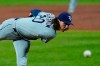 Tampa Bay Rays pitcher Tyler Glasnow throws a pitch to the Baltimore Orioles during the second inning of a baseball game, Friday, Sept. 18, 2020, in Baltimore. (AP Photo/Julio Cortez)