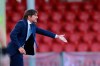 Inter coach Antonio Conte gives instructions during the Serie A soccer match between Benevento and Inter Milan at the Ciro Vigorito stadium in Benevento, Italy, Wednesday, Sept. 30, 2020. (Alessandro Garofalo/LaPresse via AP)